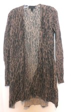WOMENS SAKS FIFTH AVENUE CASHMERE ANIMAL PRIN...