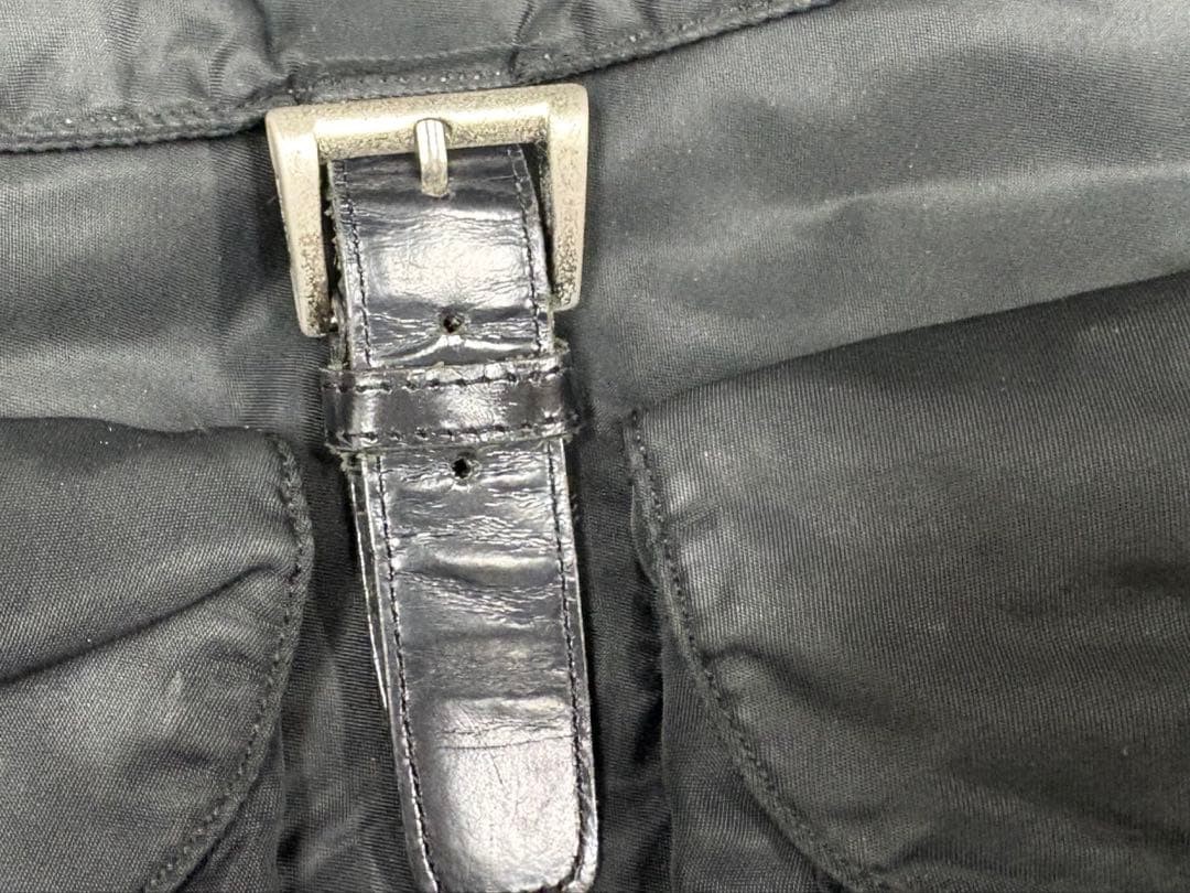 Prada Nylon Mini Backpack Triangular Plate Used 2… - image 2