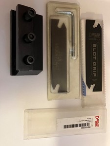 Very minimally used Cutoff Block with 2 new Blades.           See notes below!!!