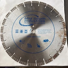 Mid South Industries 14" Diamond Saw Blade