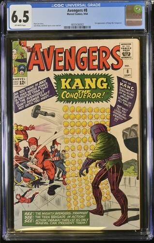 Avengers #8 1964 Marvel Comics CGC 6.5 1st app Kang the Conqueror