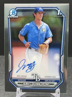 James Quinn-Irons 1st Bowman Chrome Auto #CPA-JQU 2026 Bowman Rays