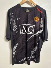 Manchester United 2008 2009 Training Jersey Shirt Nike Toral 90 L Black