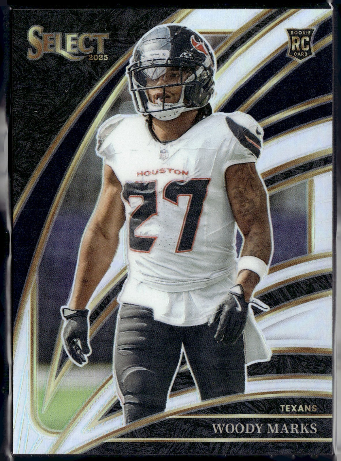 2025 Panini Select #236 Woody Marks Silver Prizm