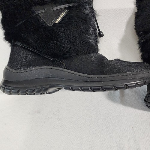 Oscar Botas Deportivas Italia Talla US 9 EU 41 Winna Piel Negra Pull-on Forro de Lana - Imagen 8 de 20