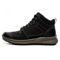 Hush Puppies Arnie Mens Memory Foam Leather Boots Casual Fashion Ankle Boots