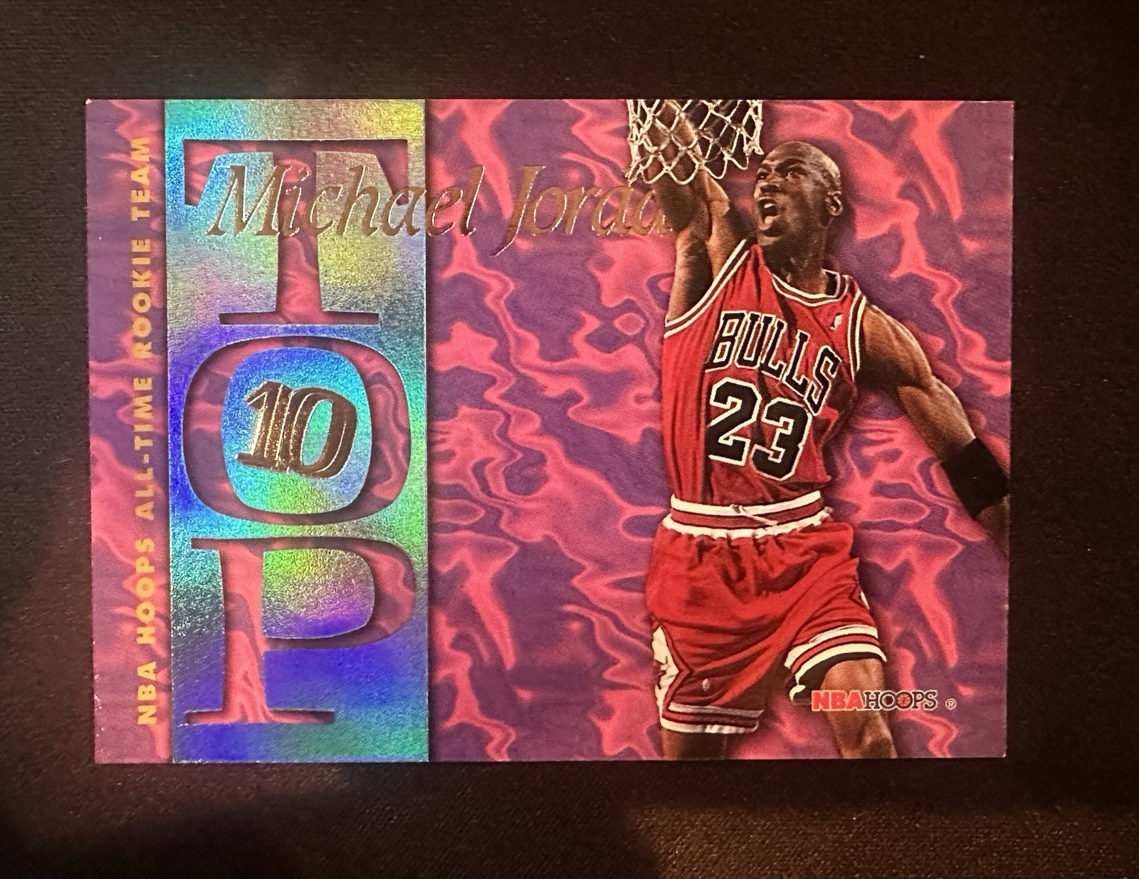 Michael Jordan 1995 Hoops #AR7 Top Ten Price Guide - Sports Card