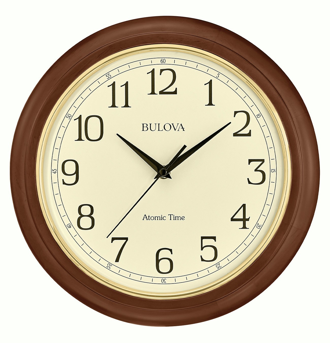 Bulova Atomic Time 2 Wall Clock