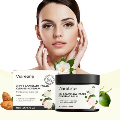 Gentle Makeup Remover Balm with Camellia Oil Fast Melting Refreshing Hydrating