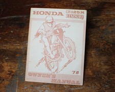 Service Manual  1978 Honda CR125M