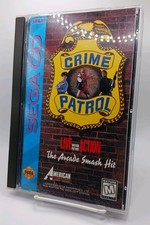 Crime Patrol Sega CD CIB! Original foam, manual, and reg card!