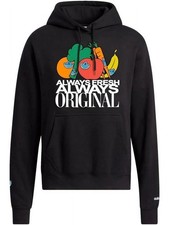 adidas Mens Og Always Fresh Graphic Hoodie Athletic Outerwear Casual - Black M