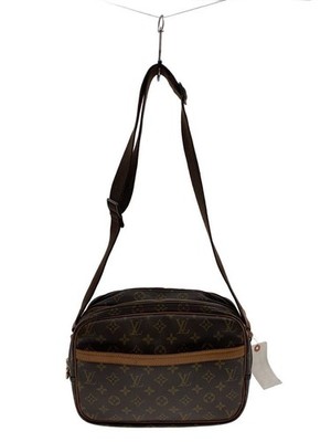 LOUIS VUITTON Shoulder Bag Reporter PM Monogram Canvas PVC BRW Used