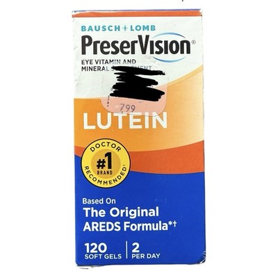 Preservision AREDS Eye MultiVitamin With Lutein - 120 Softgels 08/2026+