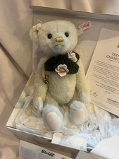 steiff christmas rose teddy bear ice green, 30 cm, germany, 2010, EAN 036736