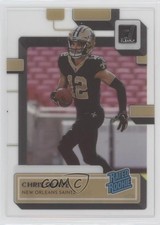 2022 Panini Clearly Donruss Rated Rookie Chris Olave #59 7ba