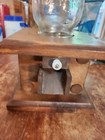 Vintage  Wood&, Glass Jar, Gumball Machine Or Peanut Despencer, — photo 4