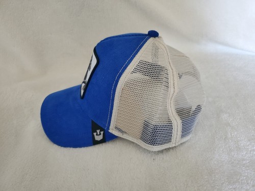 GOORIN BROS FARM SEMENTAL PANA CURVADO CAMIONERO SNAPBACK SOMBRERO PARA HOMBRE AZUL MARFIL - Imagen 4 de 8