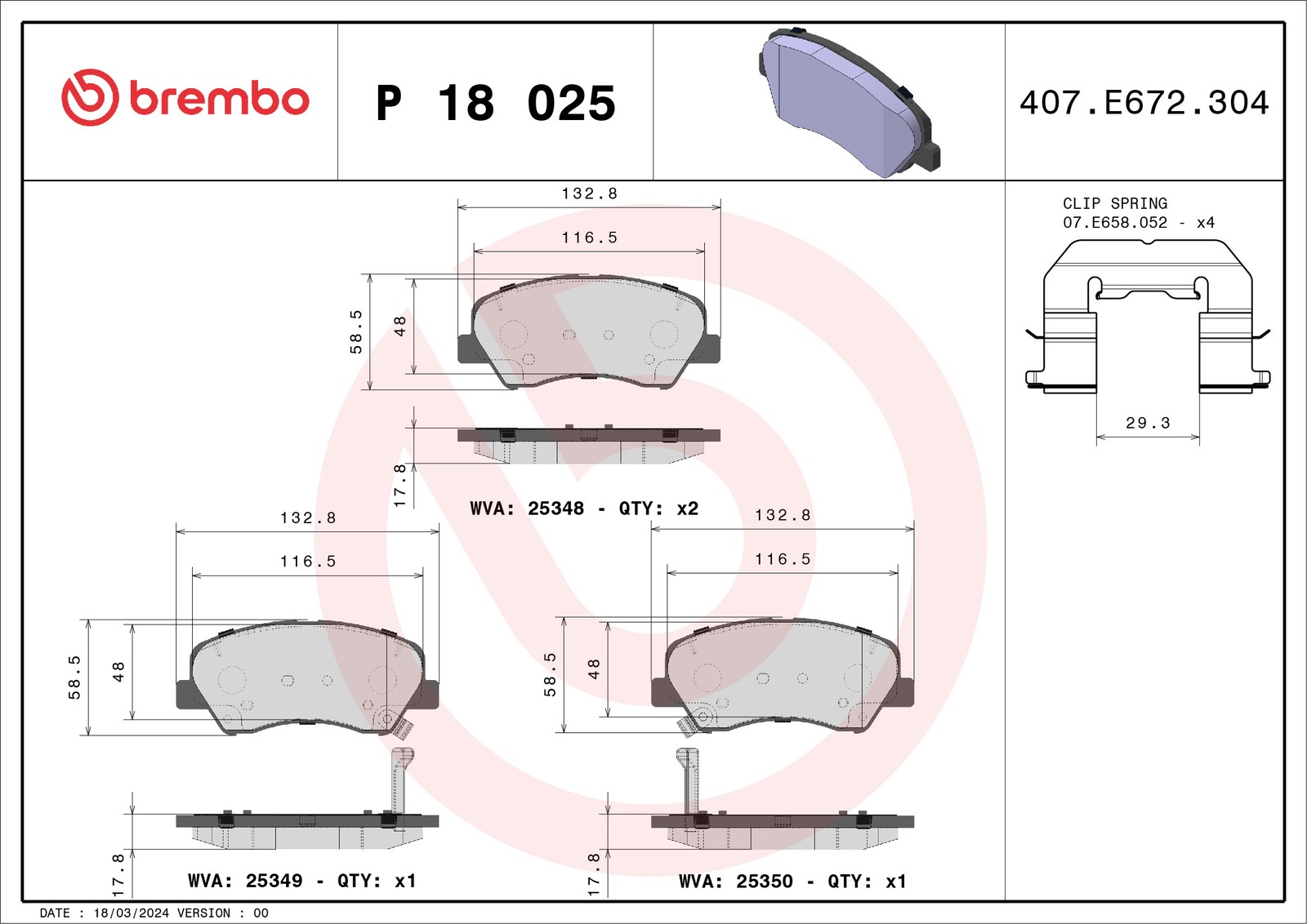 Brembo Ham Pads Hyundai Accent Ii 99 Vorne - Bild 5