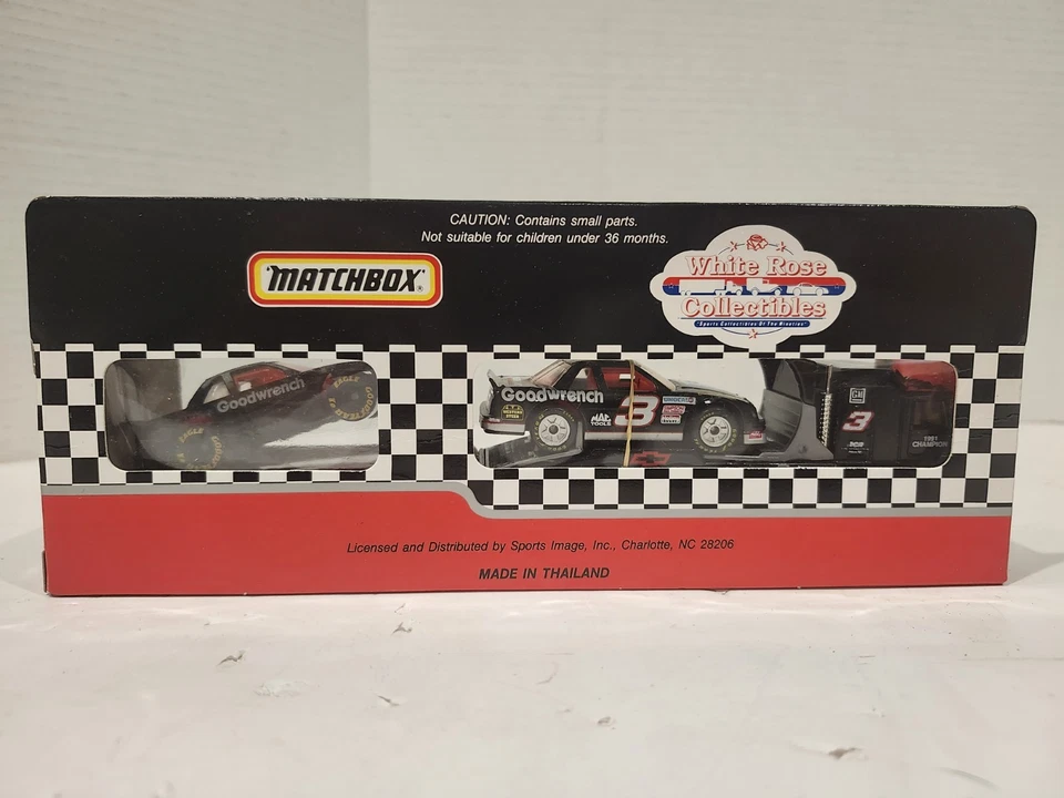 1993 Matchbox Super Star #3 Dale Earnhardt, Goodwrench Racing Team Convoy, NIB - Image 4 of 4
