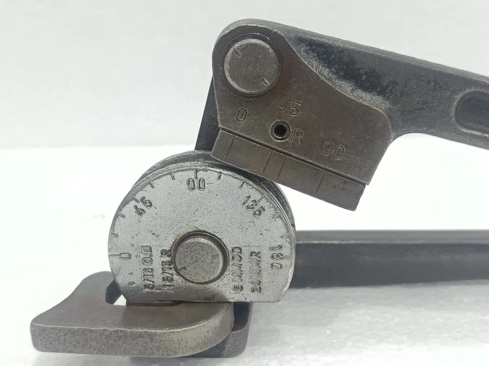 RIDGID 406 TUBE PIPE BENDER 3/8" OD 13" LENGTH R 15/16" 90° TO 180° LEVER TYPE - Image 3 of 4