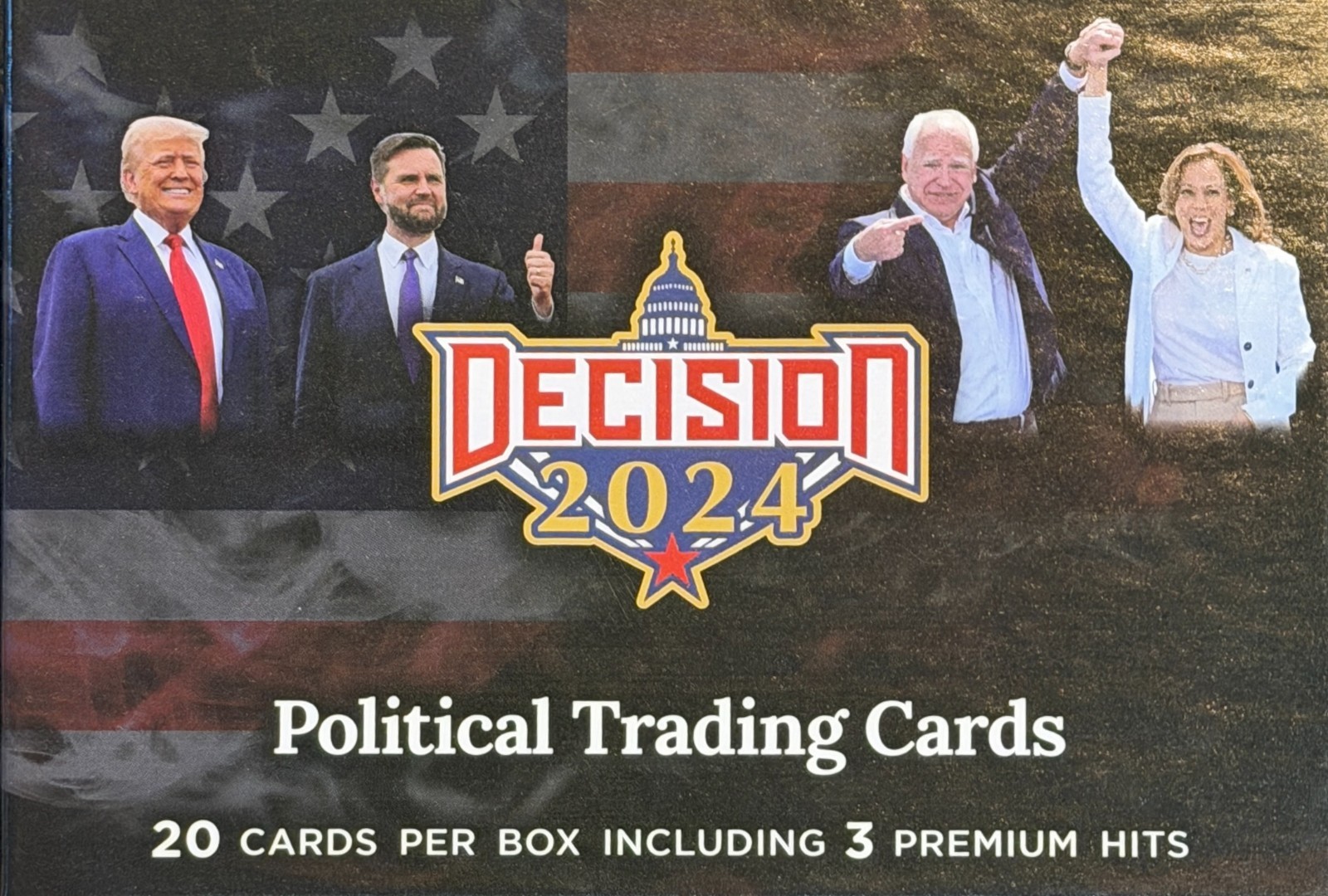 2024 DECISION TRADING CARDS  Complete Your Set U Pick Donald J Trump Kamala