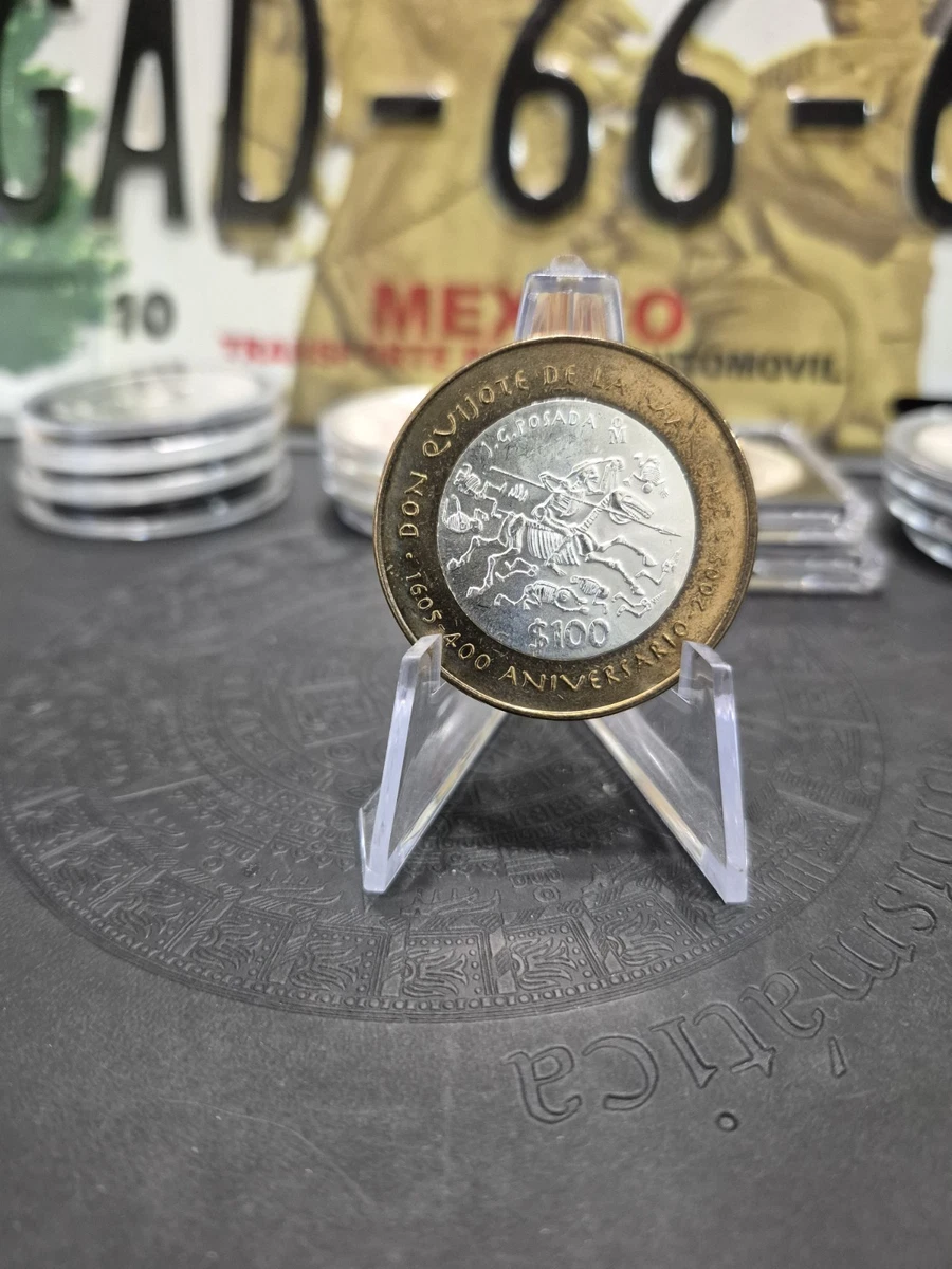 2005年 メキシコ造幣局発行 「ドン・キホーテ・デ・ラ・マンチャ」記念 Uncirculated (1905-Now Coins Mexican 2005 Denomination Pesos 100 コレクション