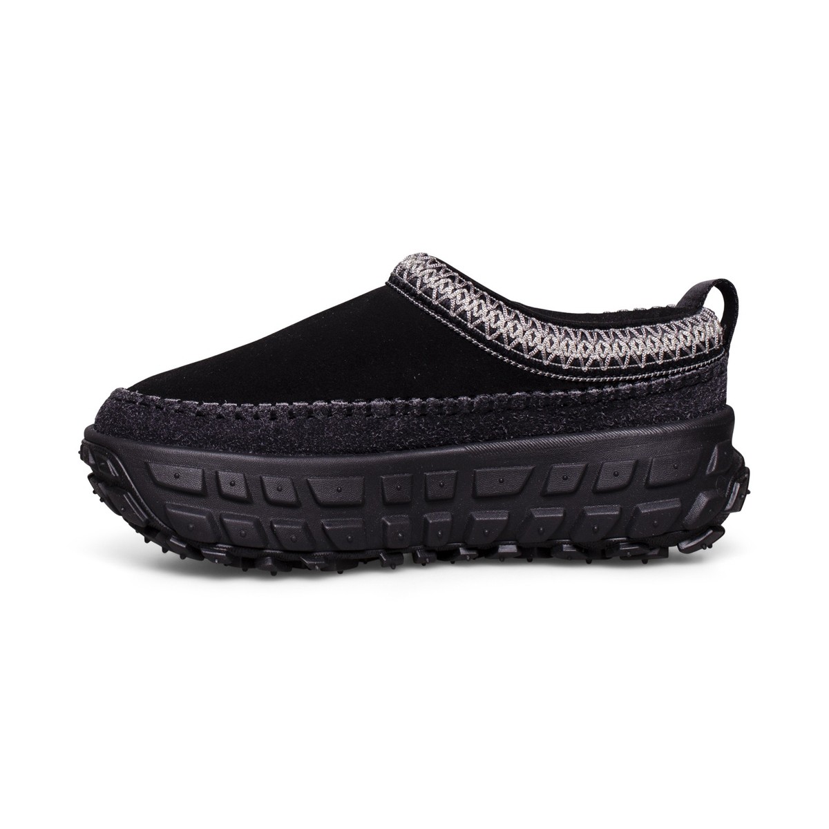 UGG VENTURE DAZE BLACK / BLACK SUEDE ALL GENDER SLIPPERS SIZE US
