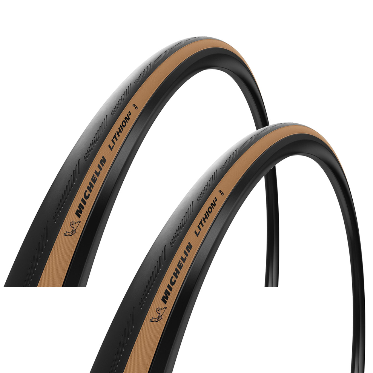 Michelin Lithion 4 Classic TS 700x28C Road Bike Tires - Folding Clincher,