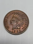 1905 Indian Head Cent { AU About Uncirculated } US Mint 1c Copper Penny