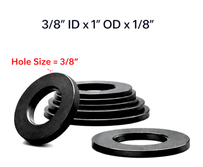 #ad 3 8quot; ID x 1quot; OD x 1 8quot; EPDM Rubber Flat Washers Industrial Electrical Repair $16.95
