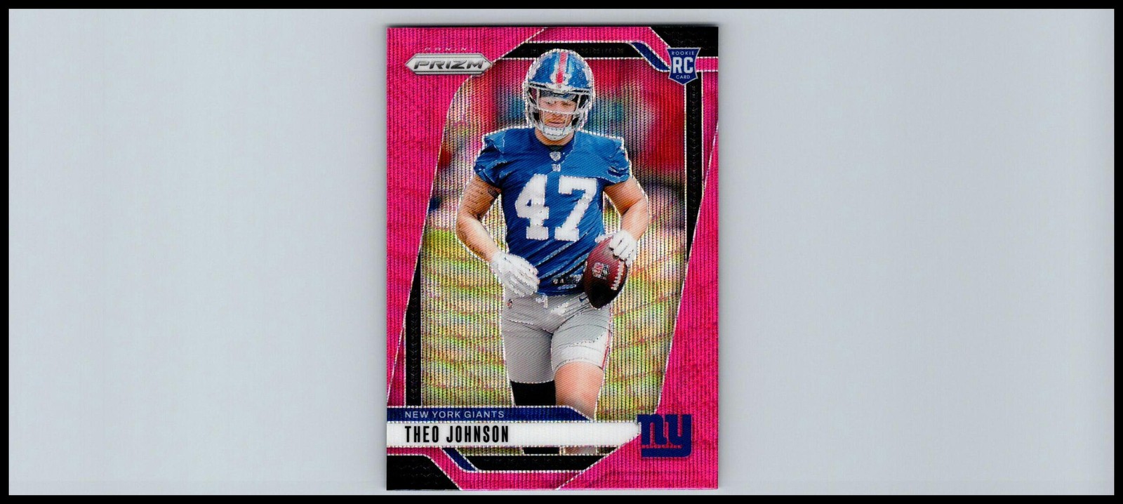 2024 Panini Prizm #390 Theo Johnson Pink Wave