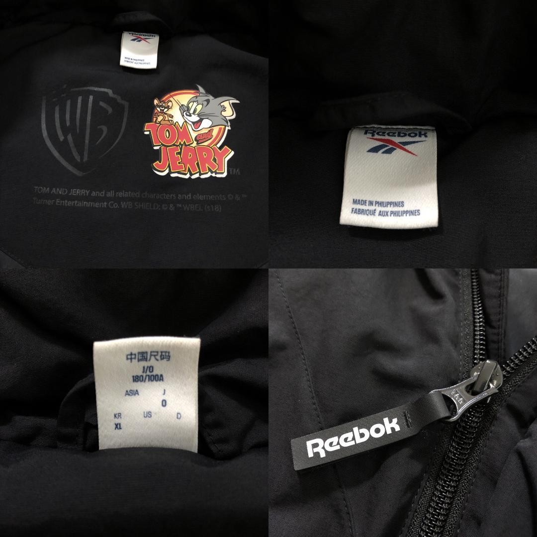Reebok Tom & Jerry Men's Down Jacket O Size Streetwear Puffer Coat New thumbnail 5