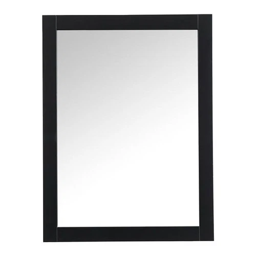 Elegant Decor Aqua 24x32" MDF Wood and Metal Vanity Mirror in Black - Picture 1 of 8