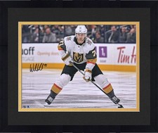 Frmd William Karlsson VGKs Signed 16 x 20 White Jersey Skating Photo - Fanatics