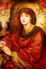 Sybilla Palmifera Dante Gabriel Rossetti Poster Print