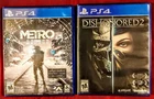 Metro Exodus & Dishonored 2 PS4 (PlayStation 4) PS5 Game Lot. CIB See Pictures!