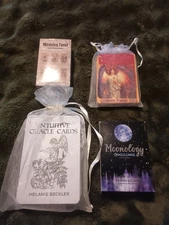 Lot of 4 sets Oracle,Tarot cards