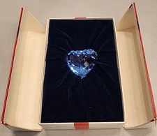 Swarovski Crystal SCS 1997 Renewal Blue Heart w/Box