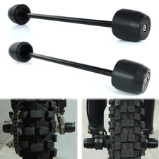 Fit For 2021-2024 Kawasaki KLX300 Front And Rear Axle Sliders Crash Protector