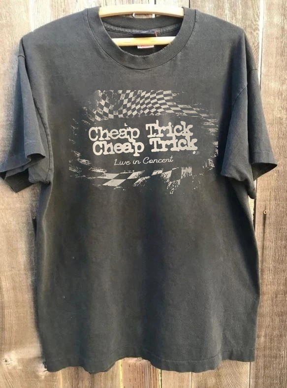 Cheap Trick Live In Concert Cotton T Shirt Full Size S-5XL Dark