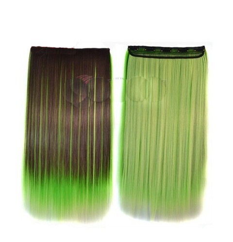 Fashion Women Girls Long Straight Clip On Hair Extension Cosplay Party Stage - Picture 11 of 18