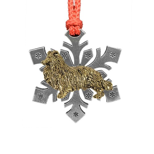 Adornos de árbol de Navidad copo de nieve Pewter XXX, hechos en EE. UU. - Imagen 9 de 10