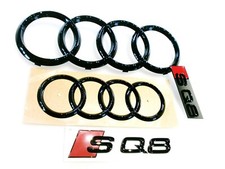 Original Audi / SQ8  / Set Audi Emblem schwar...