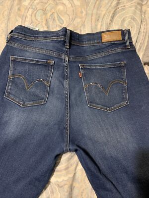 Levi s Perfectly Slimming Boot Cut 512 Women s Blue Jeans Size 12M