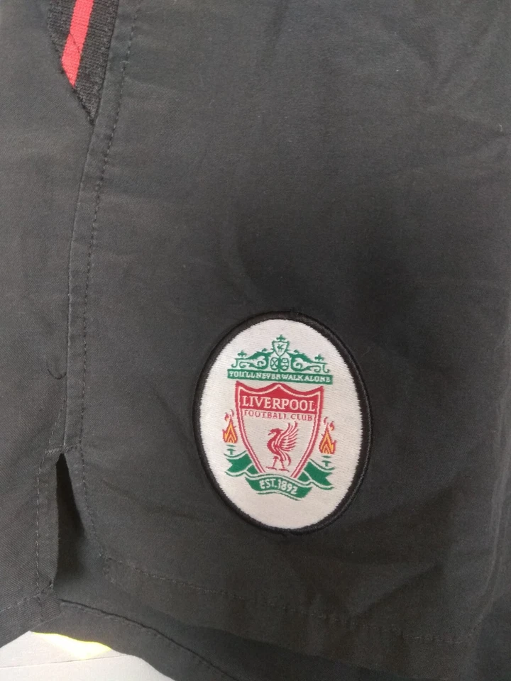 Pantalones Cortos de Fútbol Liverpool Visitante Negro Rojo Reebok Para Hombre Talla M/L ig93 Foto 4 de 4