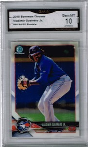 2018-Vladimir-Guerrero-Jr-Bowman-Chrome-Rookie-Gem-Mint-10-BCP150