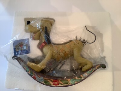 Jim Shore★Faithful Friend(Dog) Jim Shore Faithful Friend Pluto Dog Rocking Horse Walt Disney