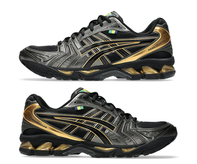 ASICS GEL-KAYANO 14 × Ayrton Senna 1203A860 001 Black Pure Gold  