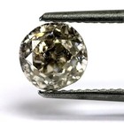 GIA loose certified 1.51ct I2 light brown green  round european diamond rare  — photo 1
